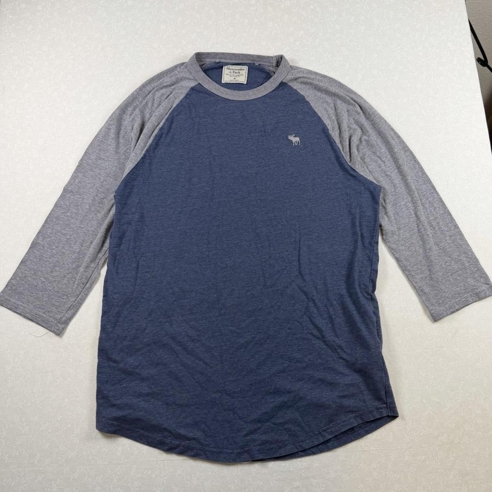 Men's Vintage Abercrombie & Fitch Baseball Raglan Shirt- Size M